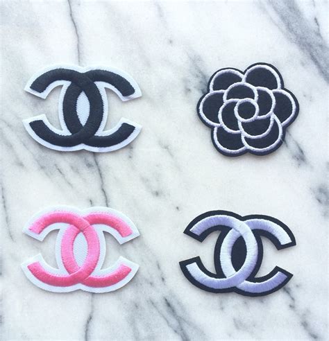 chanel iron on patches|chanel logo iron on patch.